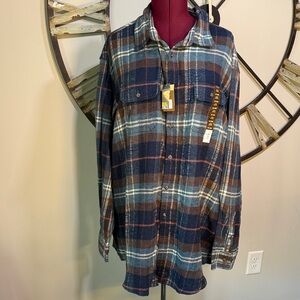 Sonoma Plaid Flannel Shirt